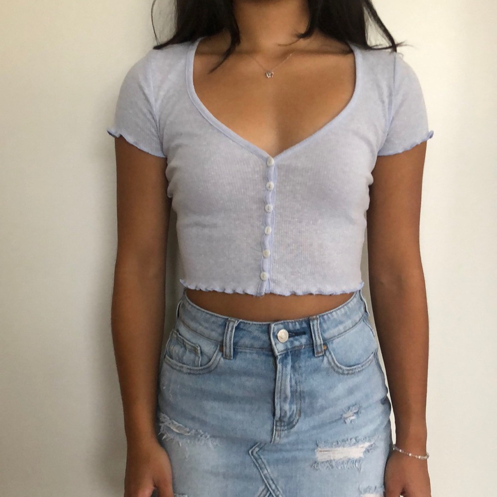 Me to We Periwinkle Tee